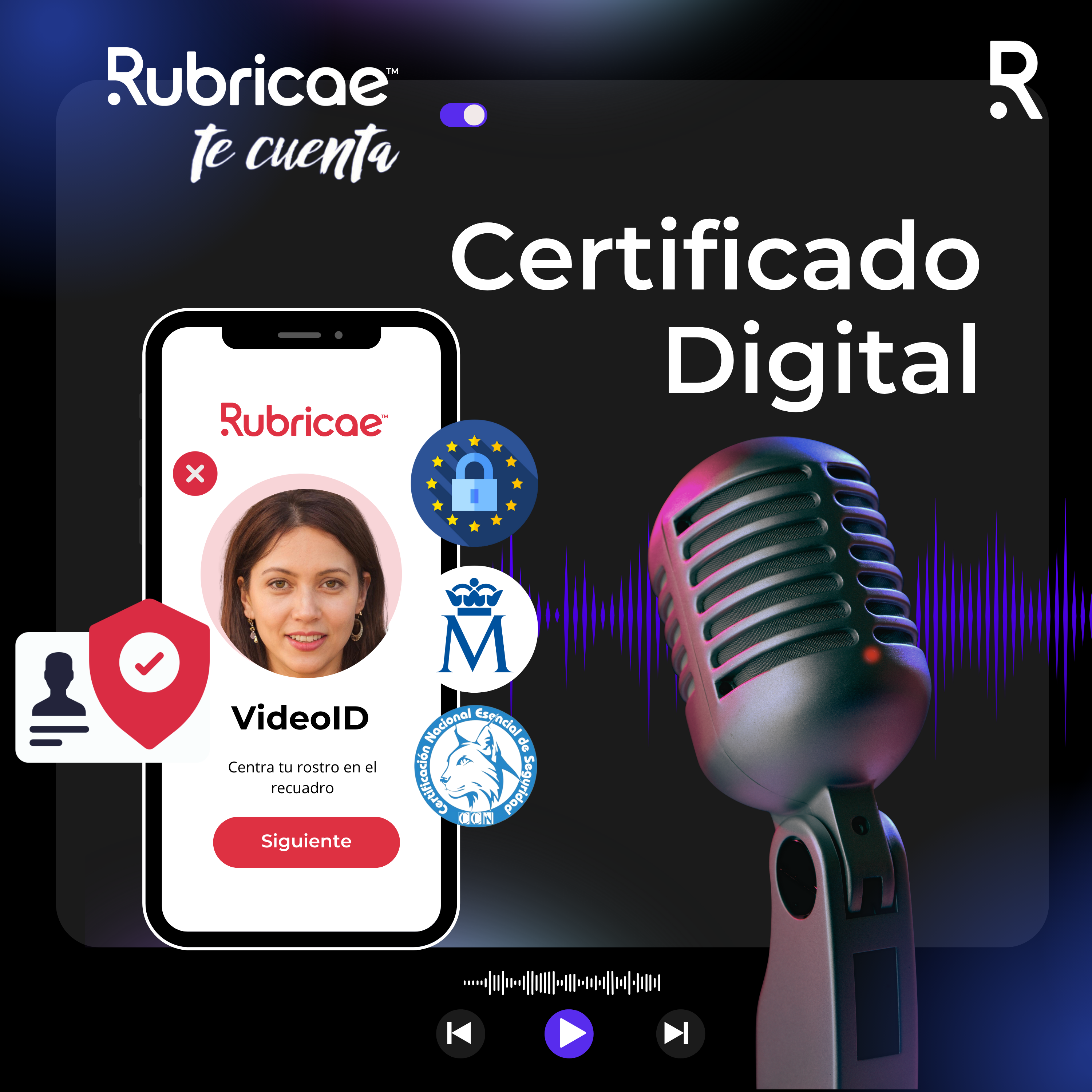 Rubricae te cuenta Podcast Certificado electrónico